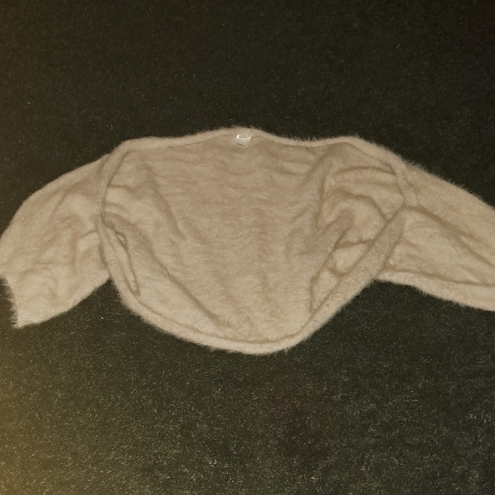 Maurices Cream Shrug Sweater with Batwing Sleeves